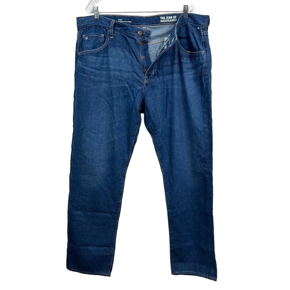 AG Adriano Goldschmied Jean of Tomorrow Everett Slim Straight Button Men 38W*